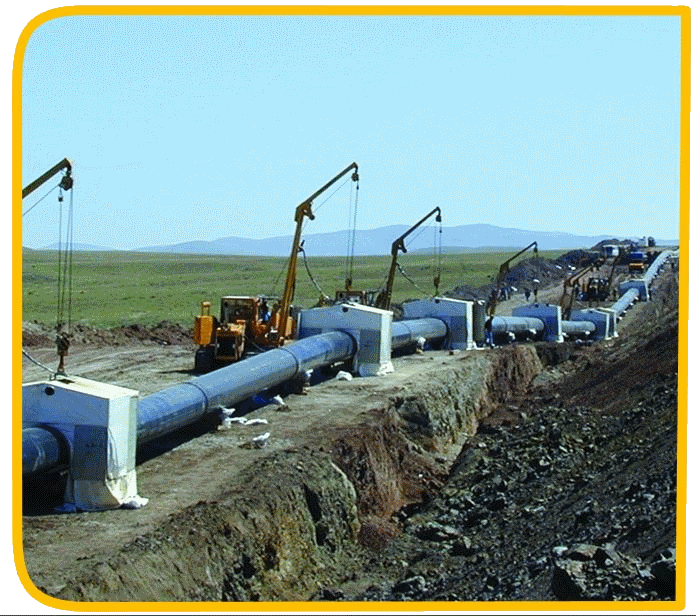 Onshore pipeline construction spread